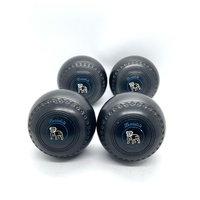 Henselite Size 4 Set of 4 Maestro Deluxe Lawn Bowls with Case