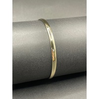 Ladies 9ct Yellow Gold Round Bangle