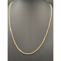 Unisex 18ct Yellow Gold Palma Link Necklace