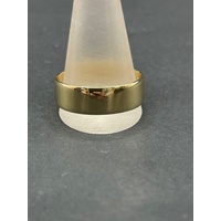 Mens 18ct Yellow Gold Plain Wedding Band Ring