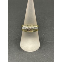 Ladies 18ct Yellow Gold Diamond Ring