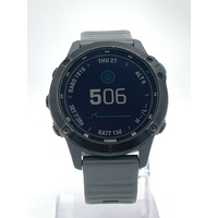 Garmin Fenix 6 Pro Solar Multisport GPS Watch with Slate Grey Band and Cable