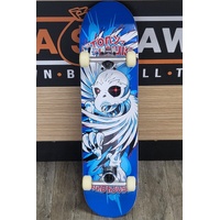 Tony Hawk Birdhouse Spiral Blue Skateboard with Carry Bag