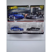 Mattel Hot Wheels Premium Car Culture 2 Pack 94 Nissan Primera Nissan R390 GT1
