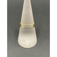 Ladies 9ct Three Tone Gold Ring