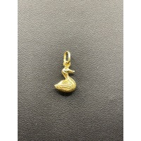 Unisex 10ct Yellow Gold Duck Pendant