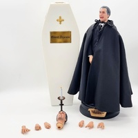 Kaustic Plastik Horror of Dracula Christopher Lee Dracula 1:6 Figure with Coffin