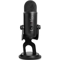 Blue Yeti Blackout USB Microphone in Box