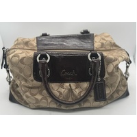 Coach B1273-F15440 Tan Brown Logo Handbag