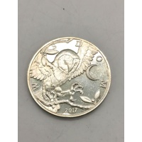 2017 Wisdom Owl 1 Troy Oz Silver Coin