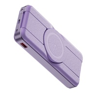 EKO 5 in 1 Portable Wireless Charger and Powerbank for iPhone in Violet
