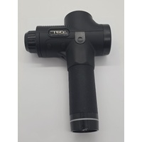 TEQ Rechargeable Massage Gun Black with Attachments and Carry Case