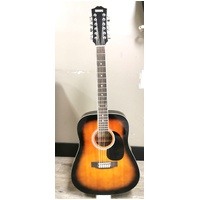 Redding RED512ETS 12 String Semi Acoustic with In-Built Tuner and Hard Case