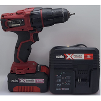 Ozito PXDDS-201 18V Cordless Drill Driver Set with 4.0Ah Battery and Charger