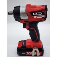 Ozito PXBWS-340 18V Brushless Impact Wrench with Battery Charger and Case