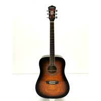 Washburn 6 String Dreadnought Acoustic Guitar with Gig Bag