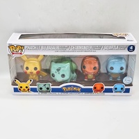 Funko Pop! Games Pokémon Pikachu Bulbasaur Charmander and Squirtle 4 Pack Figure