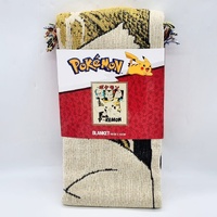 Pokémon Anime Pikachu and Paldea Starters Woven Blanket 110cm x 140cm
