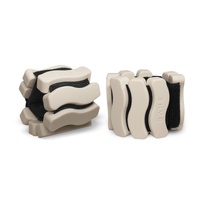 Bahe Silicone 500g Ankle Wrist Weights Set of 2 Off White
