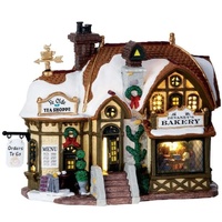 Lemax Christmas Village Devaneys Bakery Porcelain Lighted Building