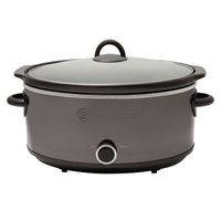 Westinghouse 6.5L Electric Slow Cooker Black Stainless Steel WHSC08KS