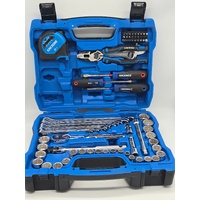 Kincrome Portable Tool Kit 75 Piece Tool Set in Case 3/8 Inch Drive K1850