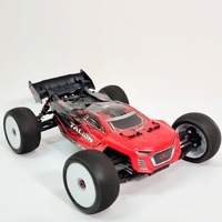 ARRMA V4 RC 1/8 Talion 6S BLX with White Buggy Tyres and Controller