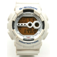 Casio G-Shock GD-100SC White Blue Digital Watch Shock Resistant 200m WR