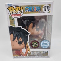 Funko POP! One Piece Red Hawk Luffy Number 1273 Limited Glow Chase Edition