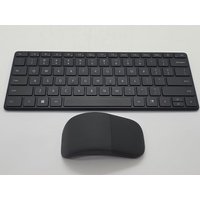 Microsoft Arc Mouse and Designer Keyboard Black Bundle
