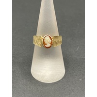 Ladies 9ct Yellow Gold Cameo Ring