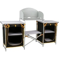 OZtrail Double Portable Camp Kitchen with Windshield