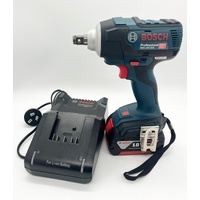 Bosch GDS 18V-300 Cordless Impact Wrench with 4.0Ah Battery and Charger
