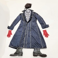 Persona 5 Joker Cosplay Costume Set with Wig Mask Jacket Top and Shoes