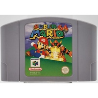 Nintendo 64 Super Mario 64 Game Cartridge Action Adventure Video Game