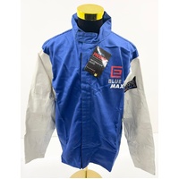 Elliotts Blue Max Proban and Grain Leather Sleeve Welders Jacket BMWJCSXLG XL