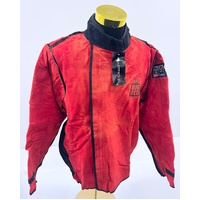 Elliotts BRWJXLG Big Red Leather Welders Jacket Size XL