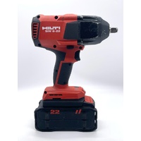 Hilti SIW 8-22 1/2 Drive Cordless Impact Wrench Skin with 2 x 7.9Ah Batteries