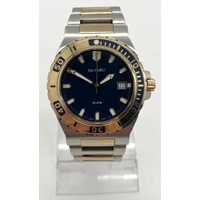 Na Hoku Mens 715Li Sapphire Crystal TwoTone 200m Divers Watch