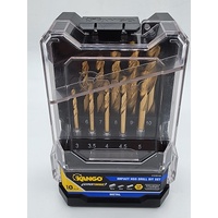 Kango 10 Piece Hypertorque Impact HSS Drill Bit Set KYIDB10S