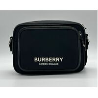 Burberry Men's Paddy Nylon Shoulder Crossbody Bag Black with Original Receipt