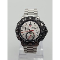 TAG Heuer Formula 1 Quartz Chronograph CAH1111 Date Silver Dial Mens Watch