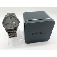 Chisel Men’s Black Stainless Steel Analogue Watch 5829145 100m WR