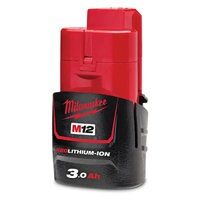 Milwaukee M12 Redlithium-Ion 3.0Ah Compact Battery Pack M12B3