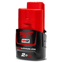 Milwaukee M12 Redlithium-Ion 2.0Ah Compact Battery Pack M12B2