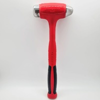 Snap-On 40 oz Ball Peen Soft Grip Dead Blow Hammer Red HBBD40