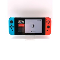 Nintendo Switch Neon Blue/Red Handheld Gaming Console HAC-001 with Accessories