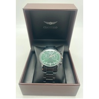 Gianello GNL7927GN Stainless Steel Case Back Italian Design Mens Watch with Case