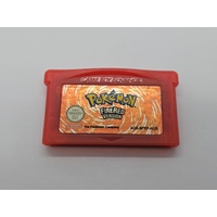 Authentic Pokémon Fire Red Version Game Boy Advance Video Game Cartridge
