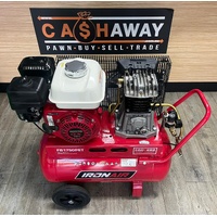 IRONAIR FB1750PET Honda GX160 4KW 5.5HP 50L 289L/Min Petrol Belt Compressor